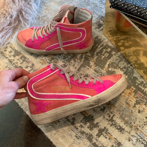 golden goose highlighter pink